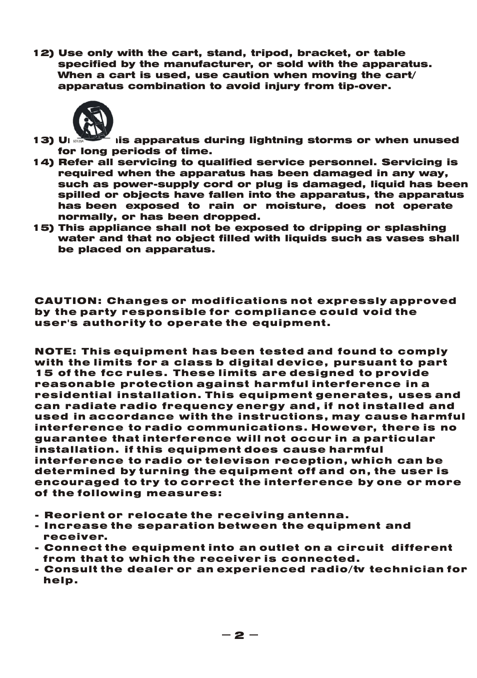 Ò³ãæ 3 | Curtis TCR4964 User Manual | Page 3 / 13