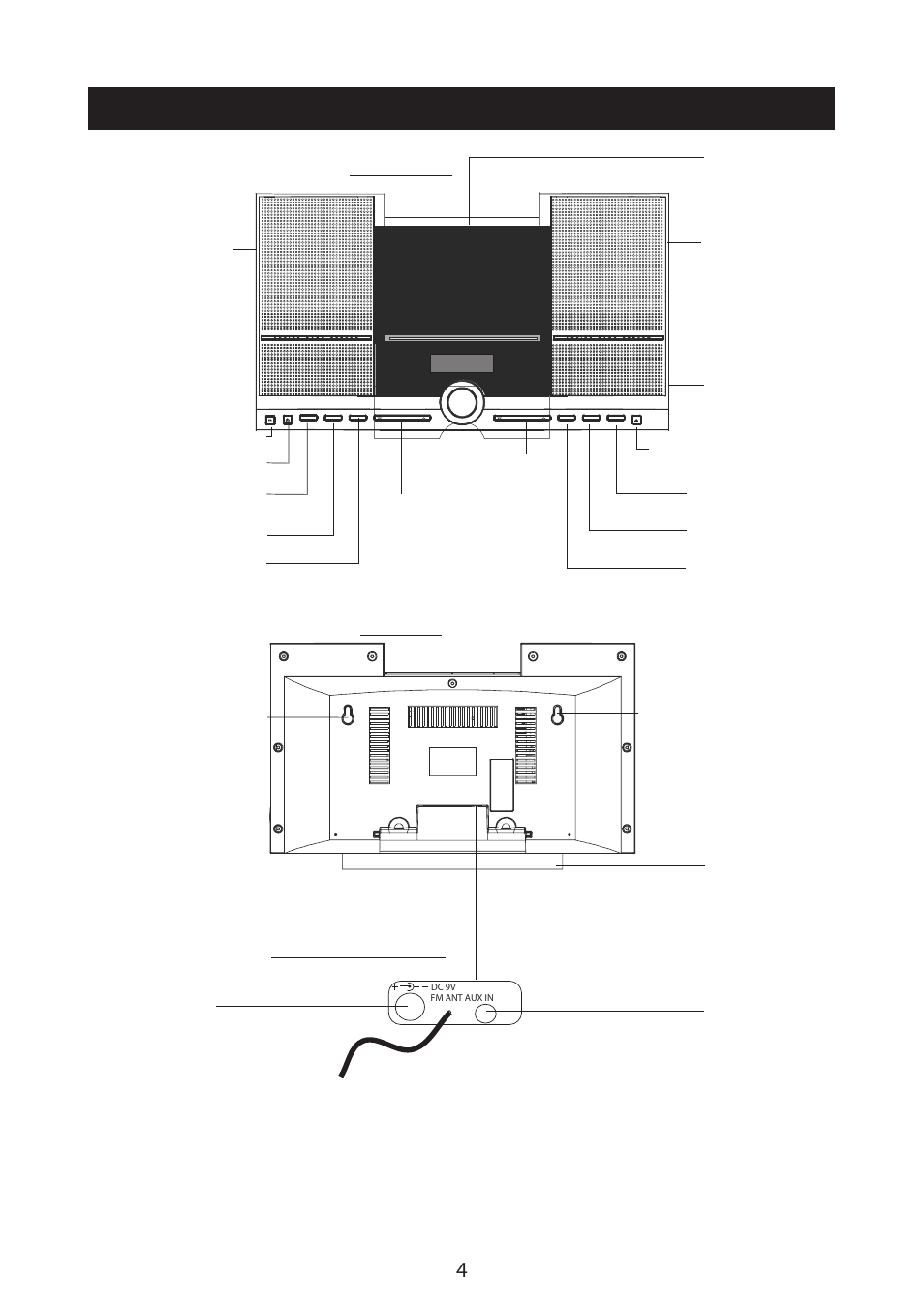 Description of the unit | Curtis SRCD159PL User Manual | Page 5 / 11