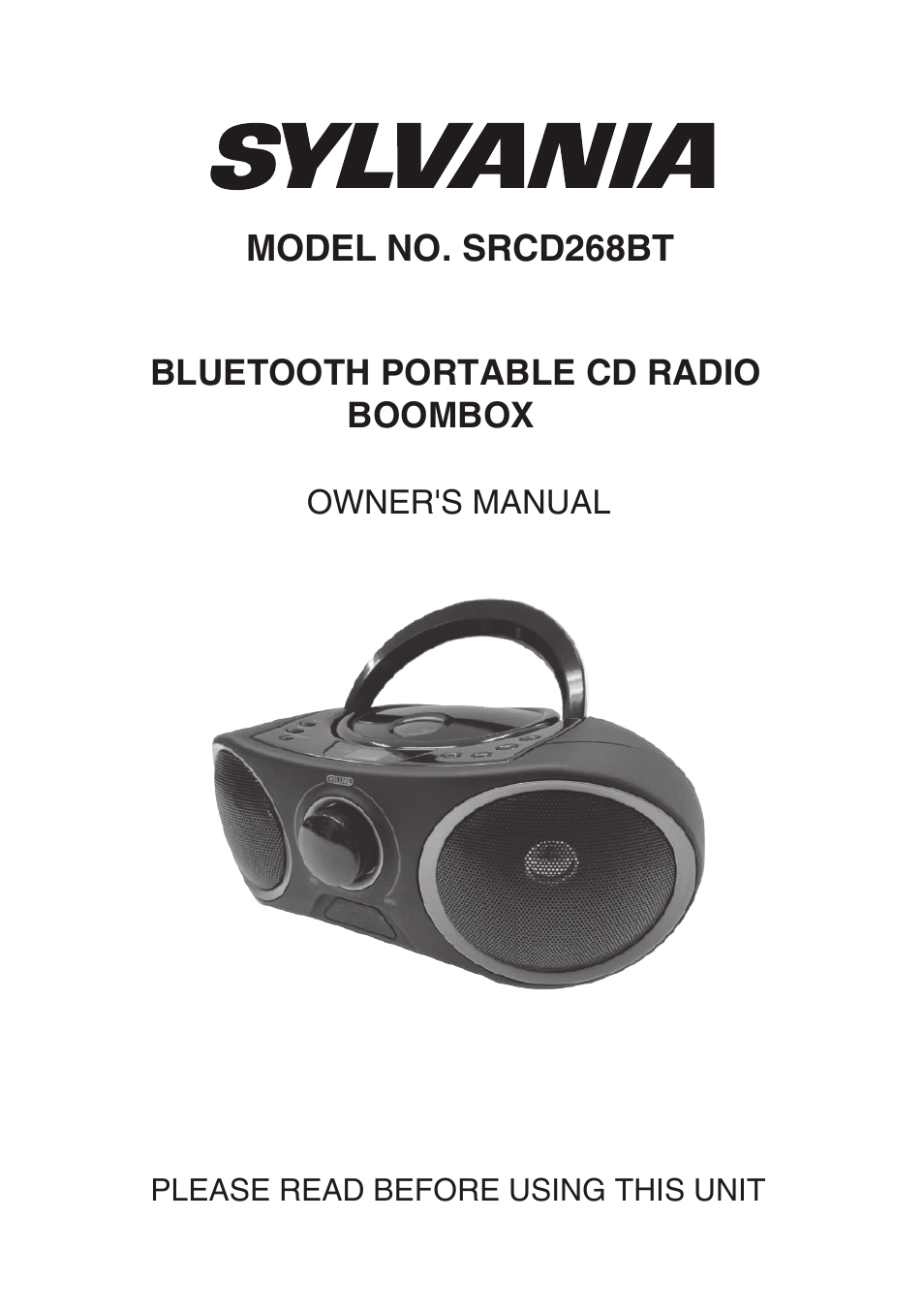 Curtis SRCD268BT-PL User Manual | 12 pages