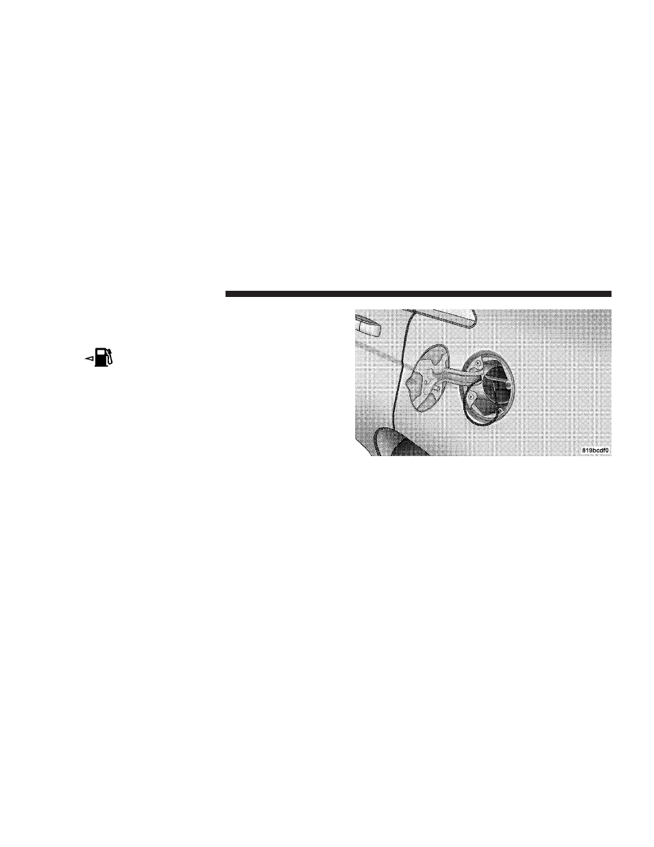 Adding fuel, Fuel filler cap (gas cap) | Dodge 2008 JS Avenger Sedan User Manual | Page 330 / 467