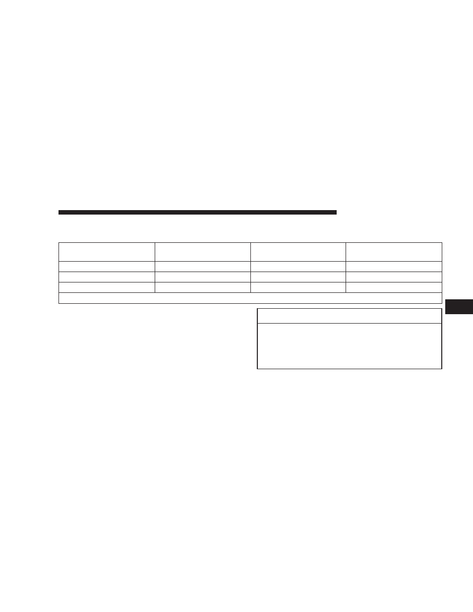 Trailer towing weights, Maximum trailer weight ratings) | Dodge 2008 JS Avenger Sedan User Manual | Page 339 / 467