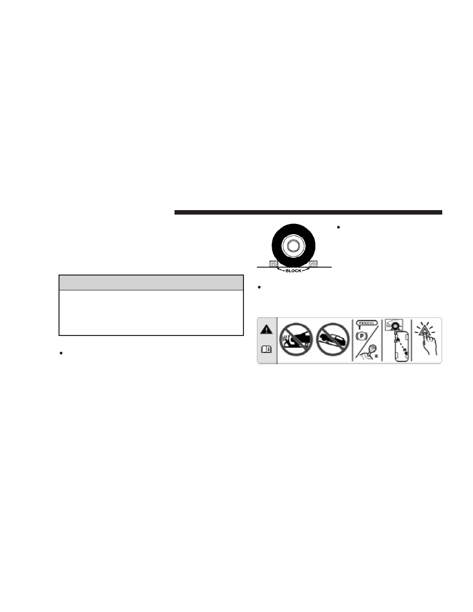 Preparations for jacking, Jacking instructions | Dodge 2008 JS Avenger Sedan User Manual | Page 354 / 467