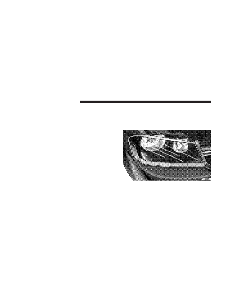 Bulb replacement, Headlight bulb replacement | Dodge 2008 JS Avenger Sedan User Manual | Page 414 / 467