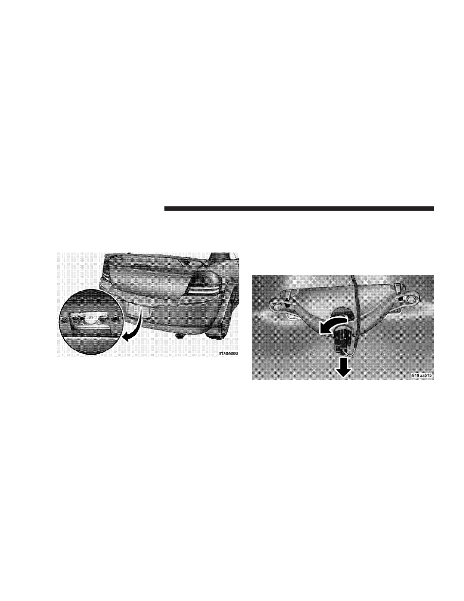 License plate light - rear, Center high-mounted stop light, License plate light — rear | Dodge 2008 JS Avenger Sedan User Manual | Page 420 / 467
