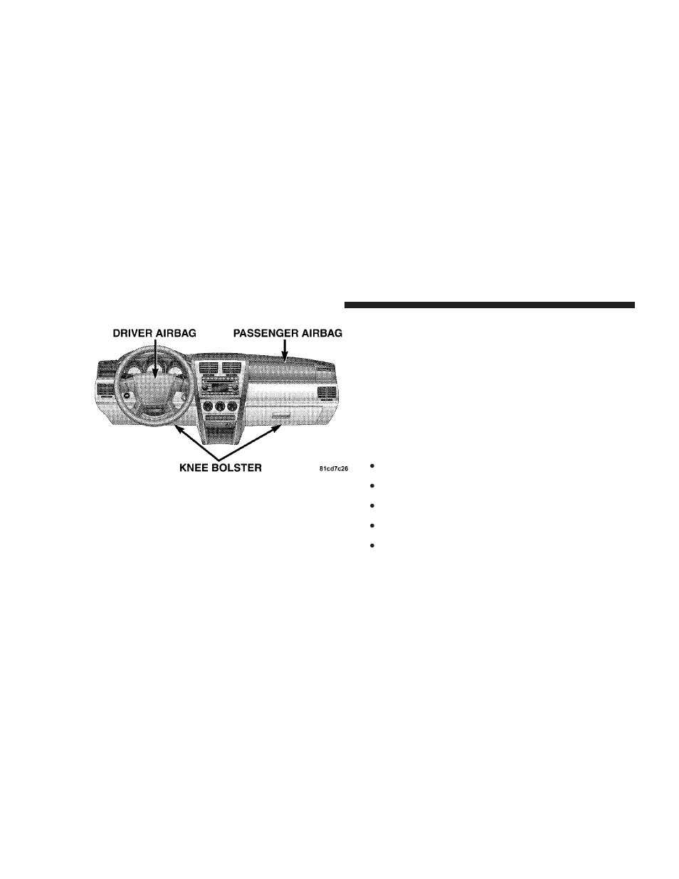 Airbag system components | Dodge 2008 JS Avenger Sedan User Manual | Page 54 / 467
