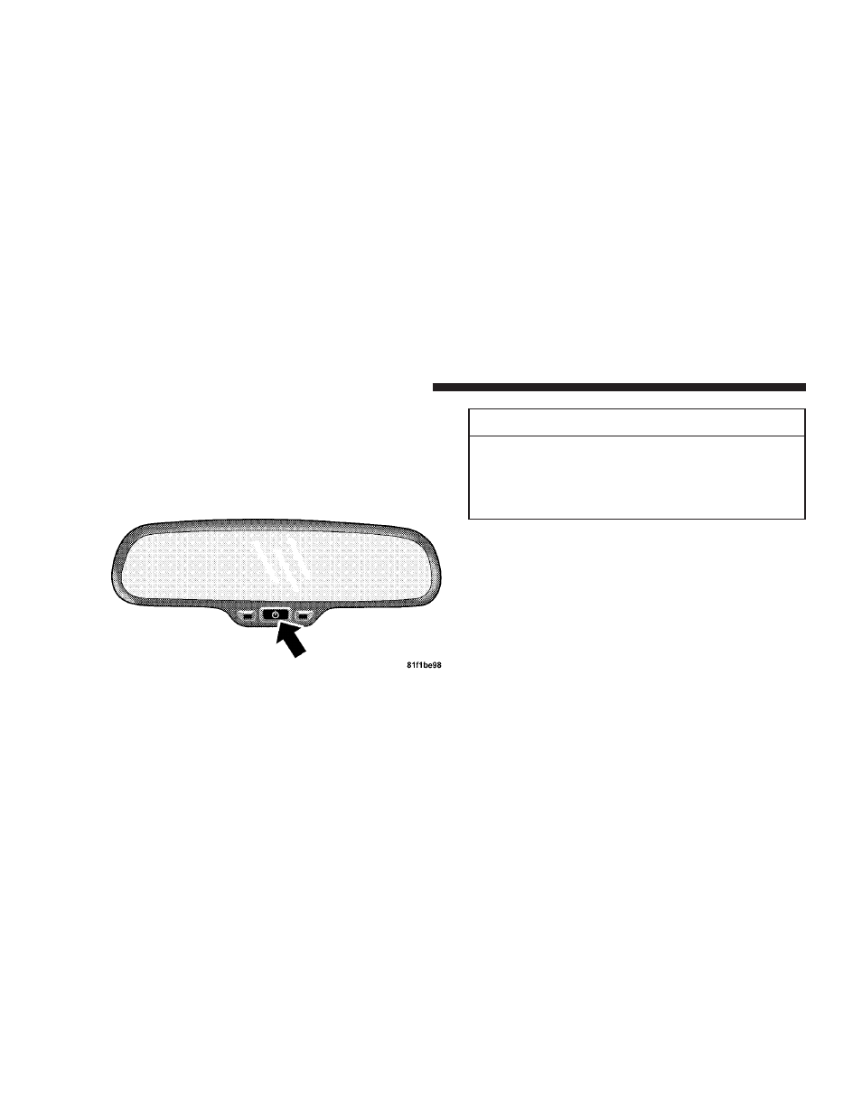 Automatic dimming mirror - if equipped, Electric remote-control mirrors, Automatic dimming mirror — if equipped | Dodge 2008 JS Avenger Sedan User Manual | Page 88 / 467