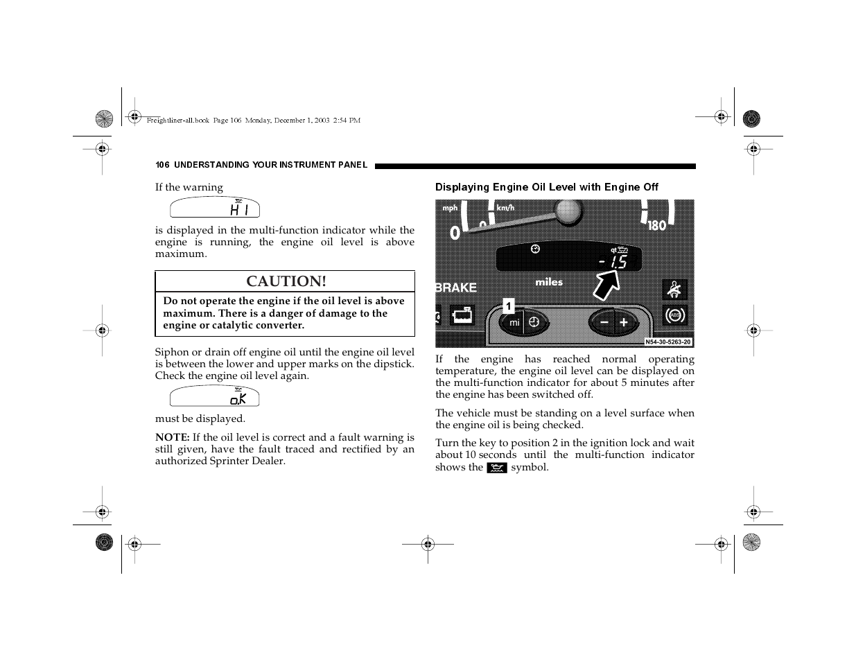 Caution | Dodge 2004 Sprinter Carb & Chassis User Manual | Page 106 / 272