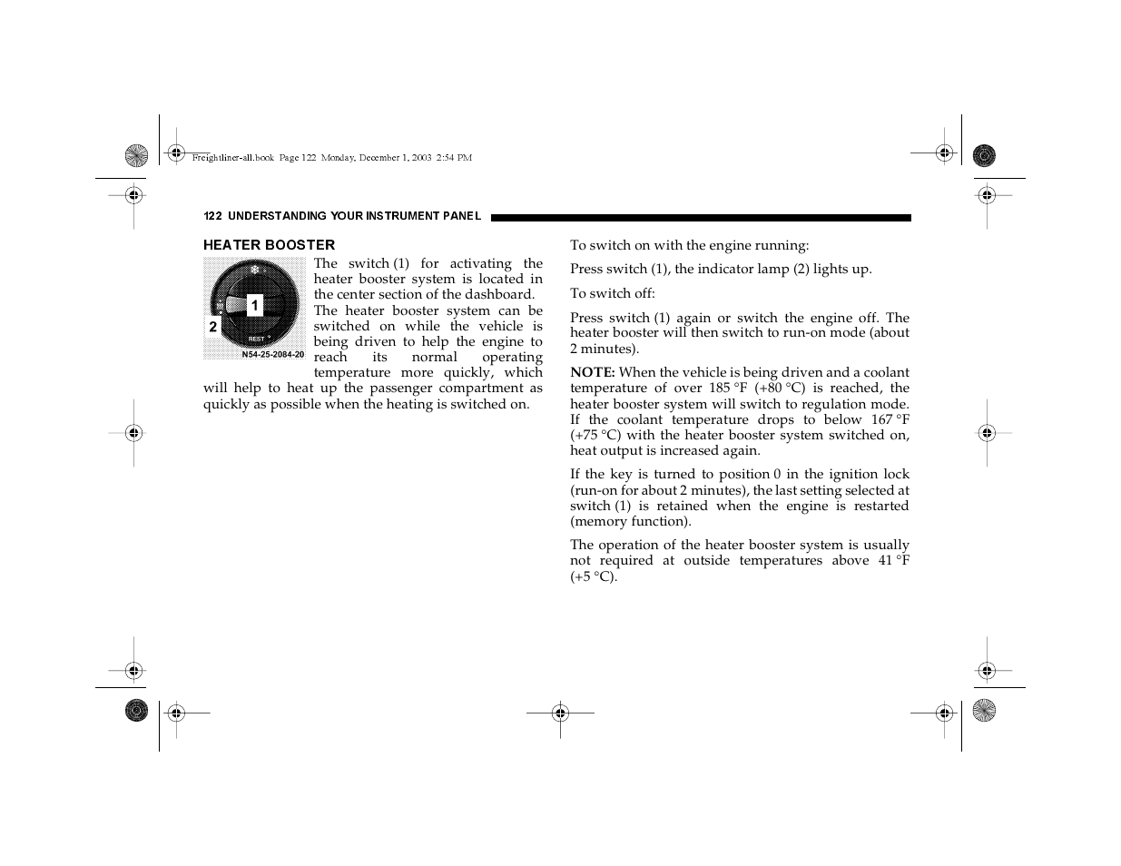 Heater booster | Dodge 2004 Sprinter Carb & Chassis User Manual | Page 122 / 272