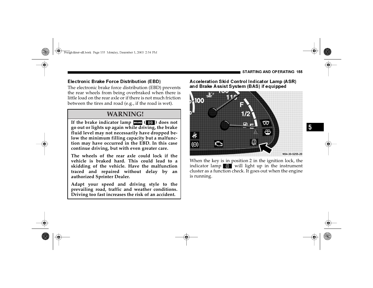 Electronic brake force distribution (ebd) | Dodge 2004 Sprinter Carb & Chassis User Manual | Page 155 / 272