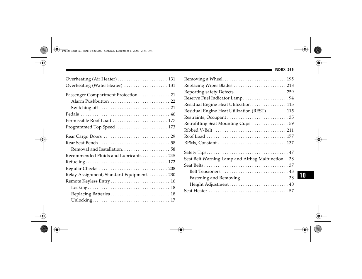 Dodge 2004 Sprinter Carb & Chassis User Manual | Page 269 / 272