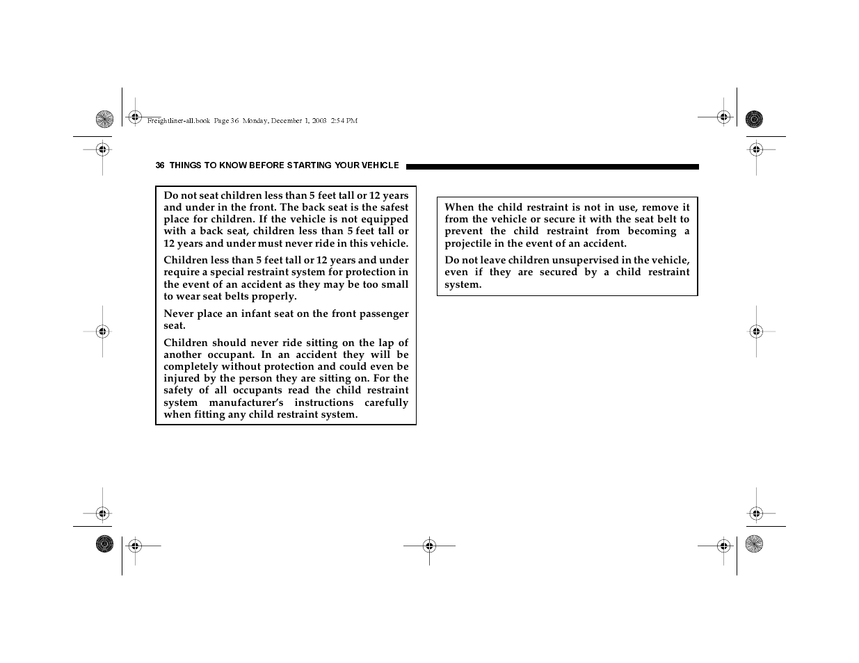 Dodge 2004 Sprinter Carb & Chassis User Manual | Page 36 / 272