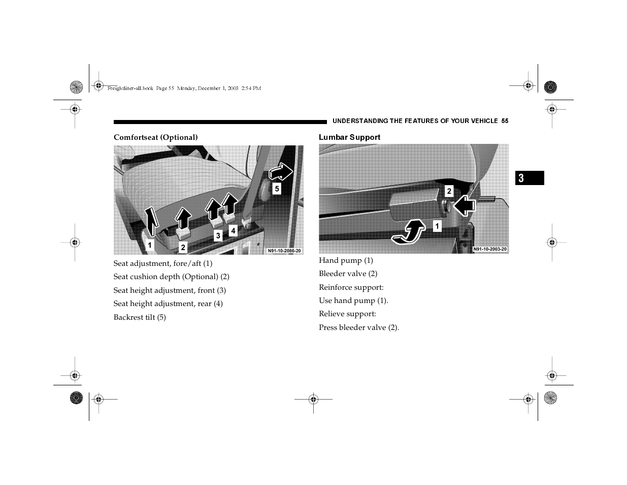 Lumbar support | Dodge 2004 Sprinter Carb & Chassis User Manual | Page 55 / 272