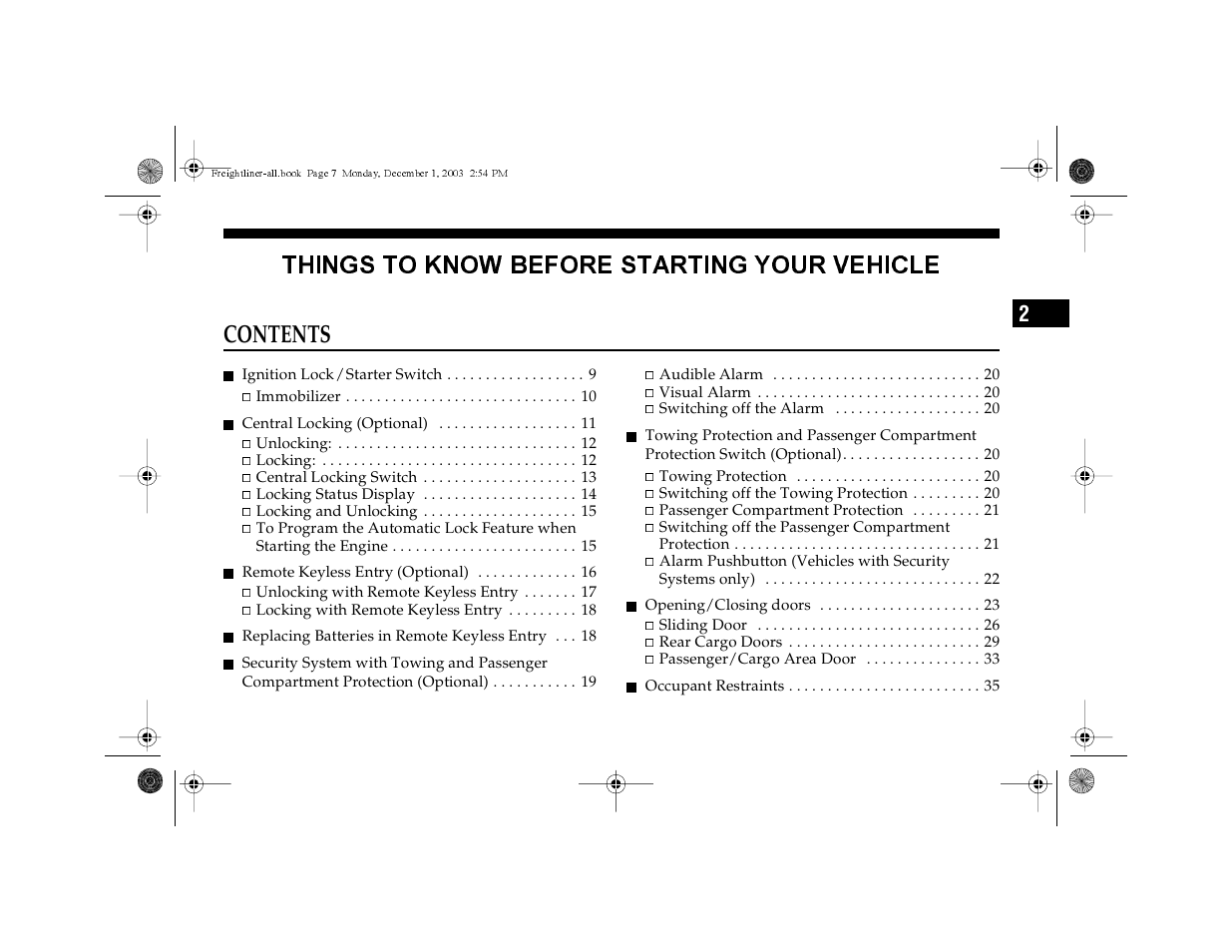 Dodge 2004 Sprinter Carb & Chassis User Manual | Page 7 / 272