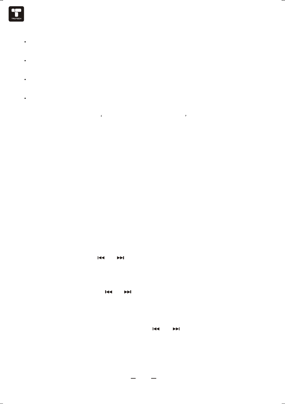 Ò³ãæ 13, Playing a cd, Track selection | Curtis TRCD688 User Manual | Page 13 / 19