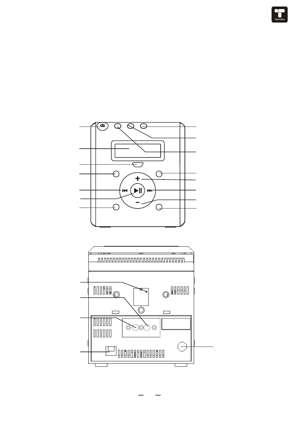 Ò³ãæ 4, Quick view, Front view | Curtis TRCD688 User Manual | Page 4 / 19