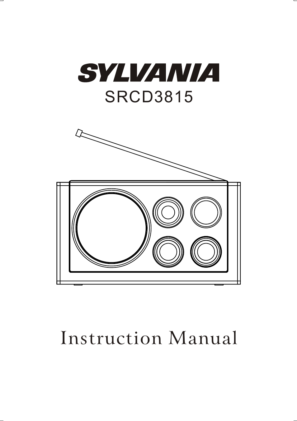 Curtis SRCD3815 User Manual | 6 pages