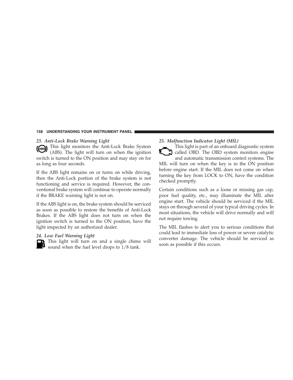 Dodge 2008 Challenger SRT8 User Manual | Page 160 / 385