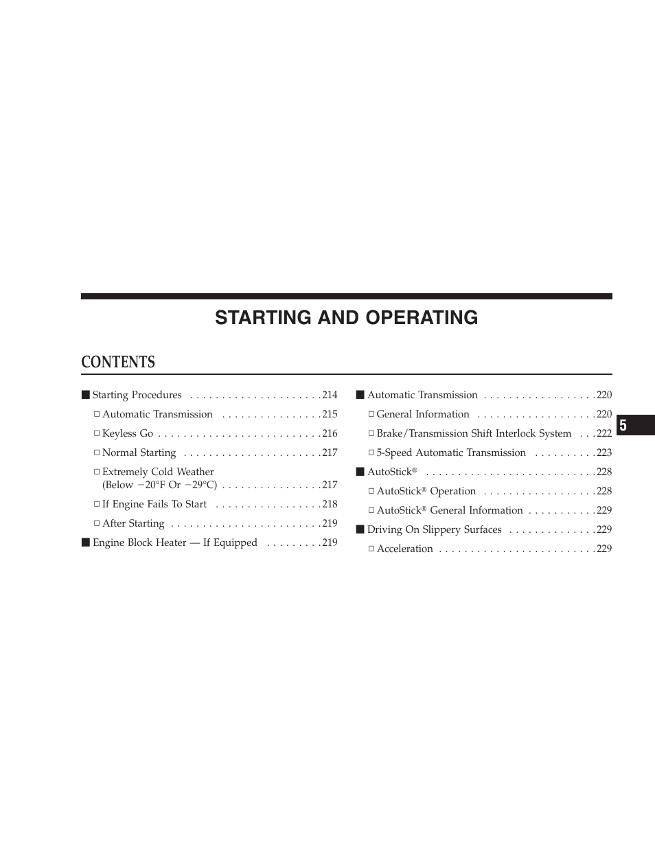 Dodge 2008 Challenger SRT8 User Manual | Page 213 / 385