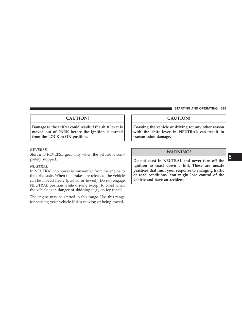 Dodge 2008 Challenger SRT8 User Manual | Page 227 / 385