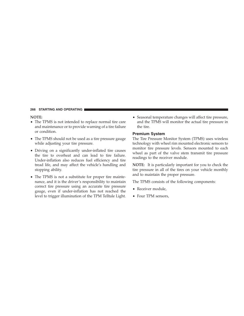 Premium system | Dodge 2008 Challenger SRT8 User Manual | Page 268 / 385