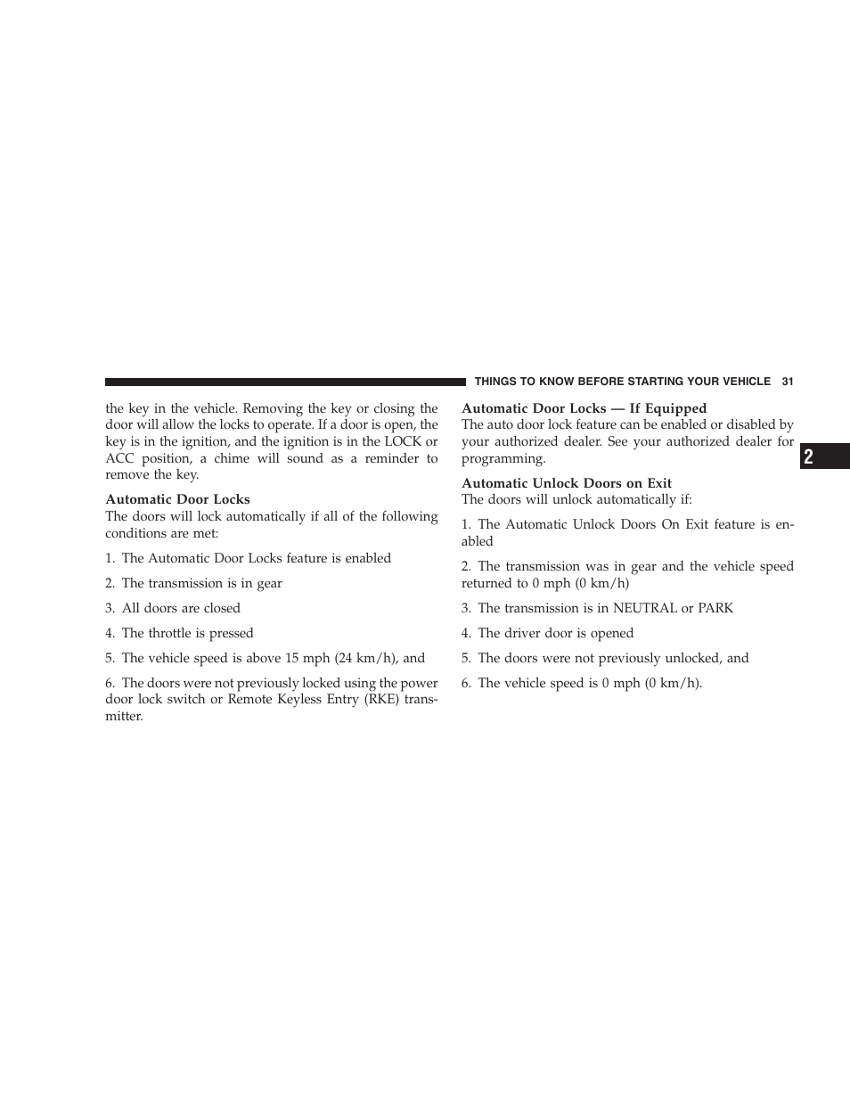 Dodge 2008 Challenger SRT8 User Manual | Page 33 / 385