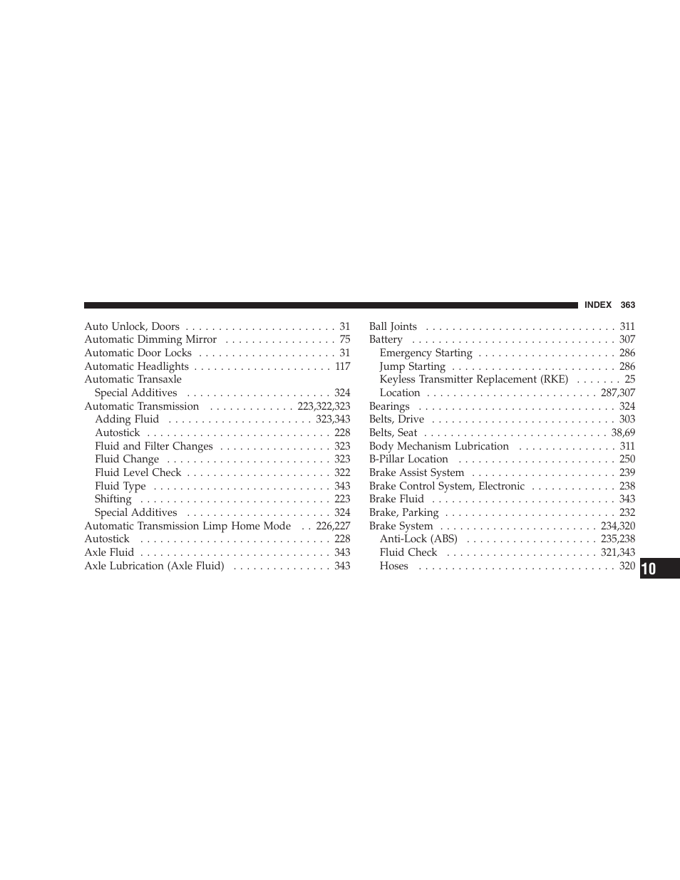 Dodge 2008 Challenger SRT8 User Manual | Page 365 / 385