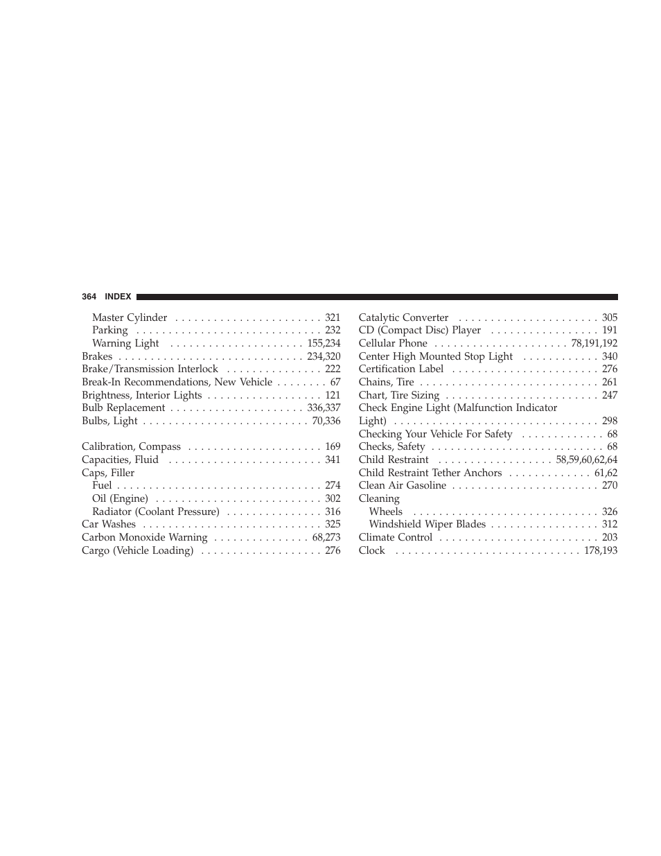 Dodge 2008 Challenger SRT8 User Manual | Page 366 / 385