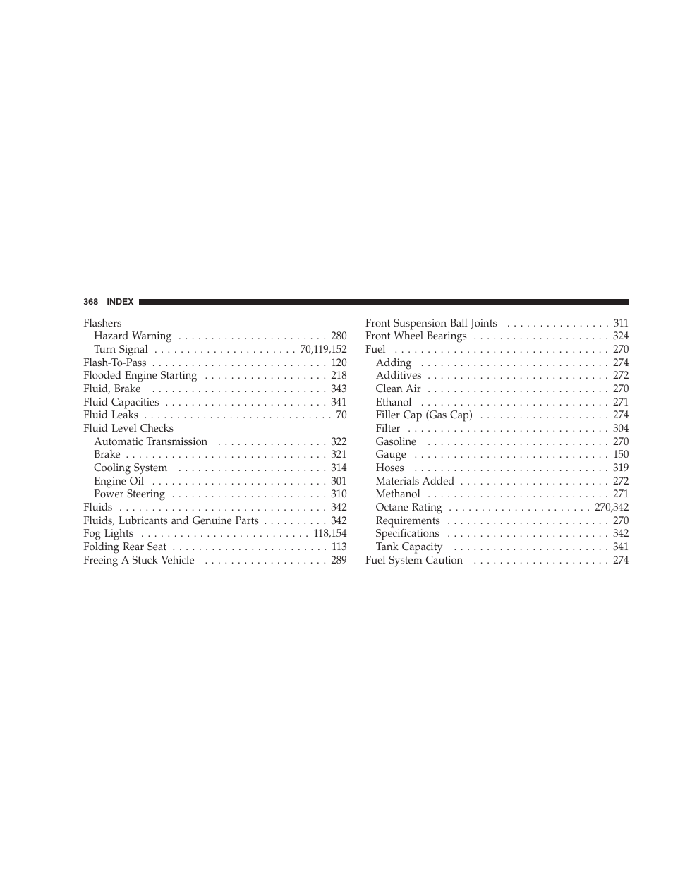 Dodge 2008 Challenger SRT8 User Manual | Page 370 / 385