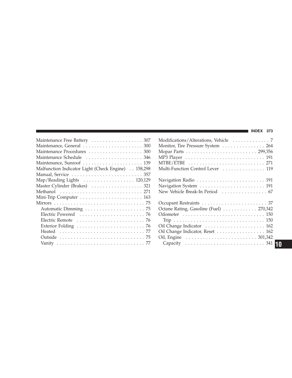 Dodge 2008 Challenger SRT8 User Manual | Page 375 / 385