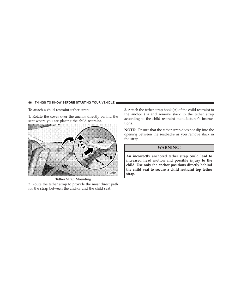 Dodge 2008 Challenger SRT8 User Manual | Page 68 / 385