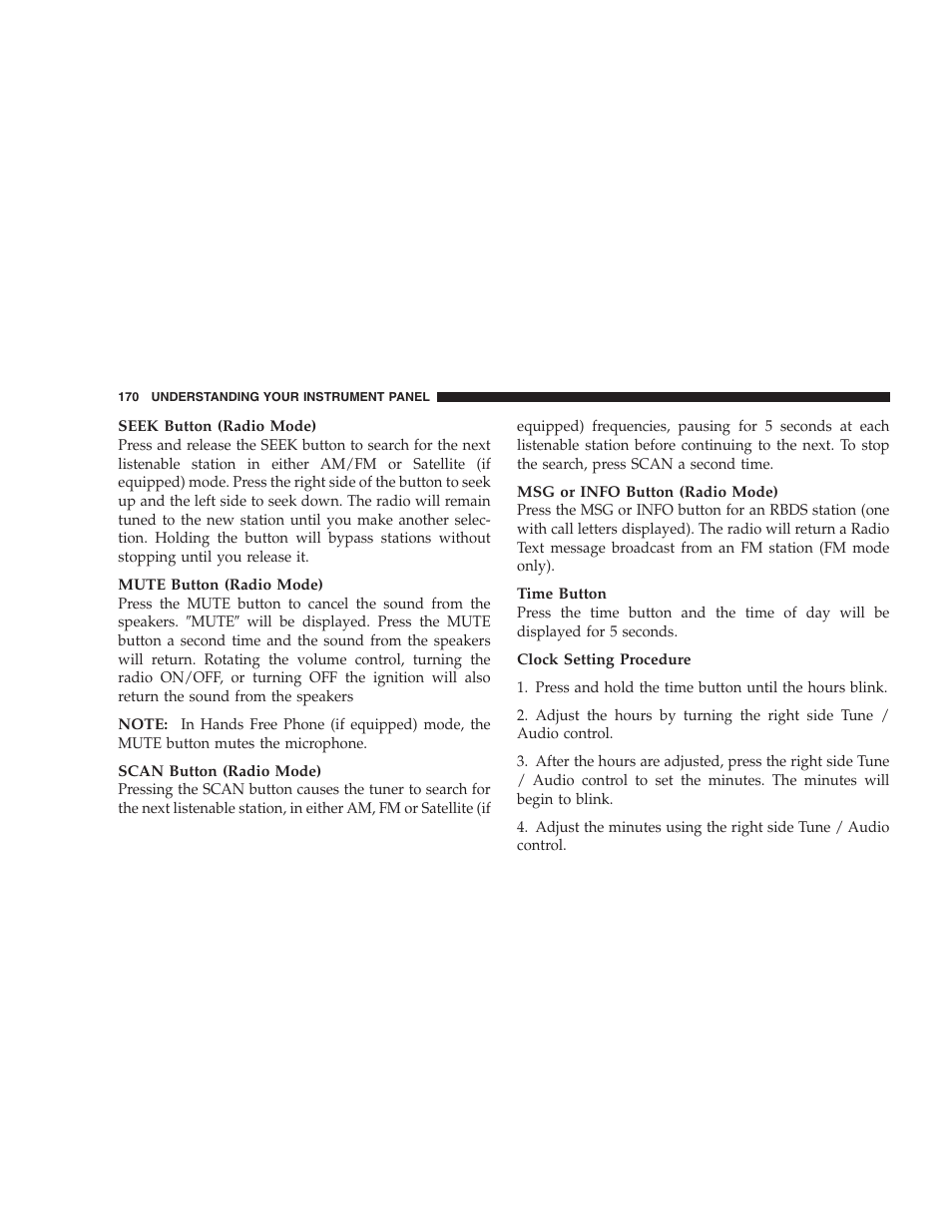Dodge 2007 Caliber User Manual | Page 170 / 360