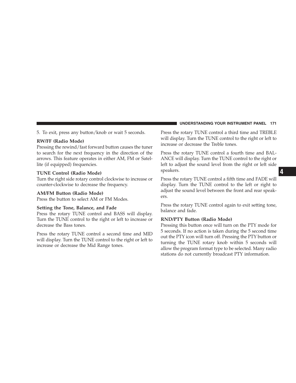 Dodge 2007 Caliber User Manual | Page 171 / 360