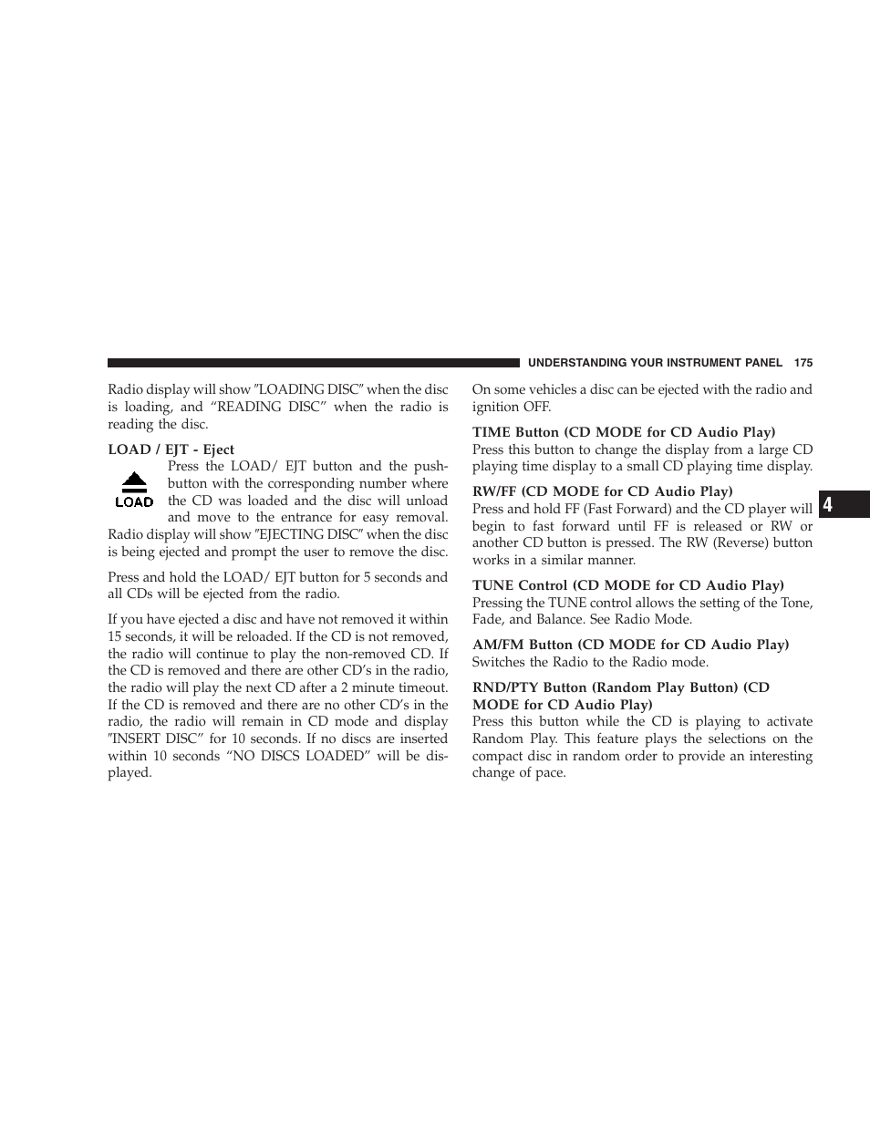 Dodge 2007 Caliber User Manual | Page 175 / 360