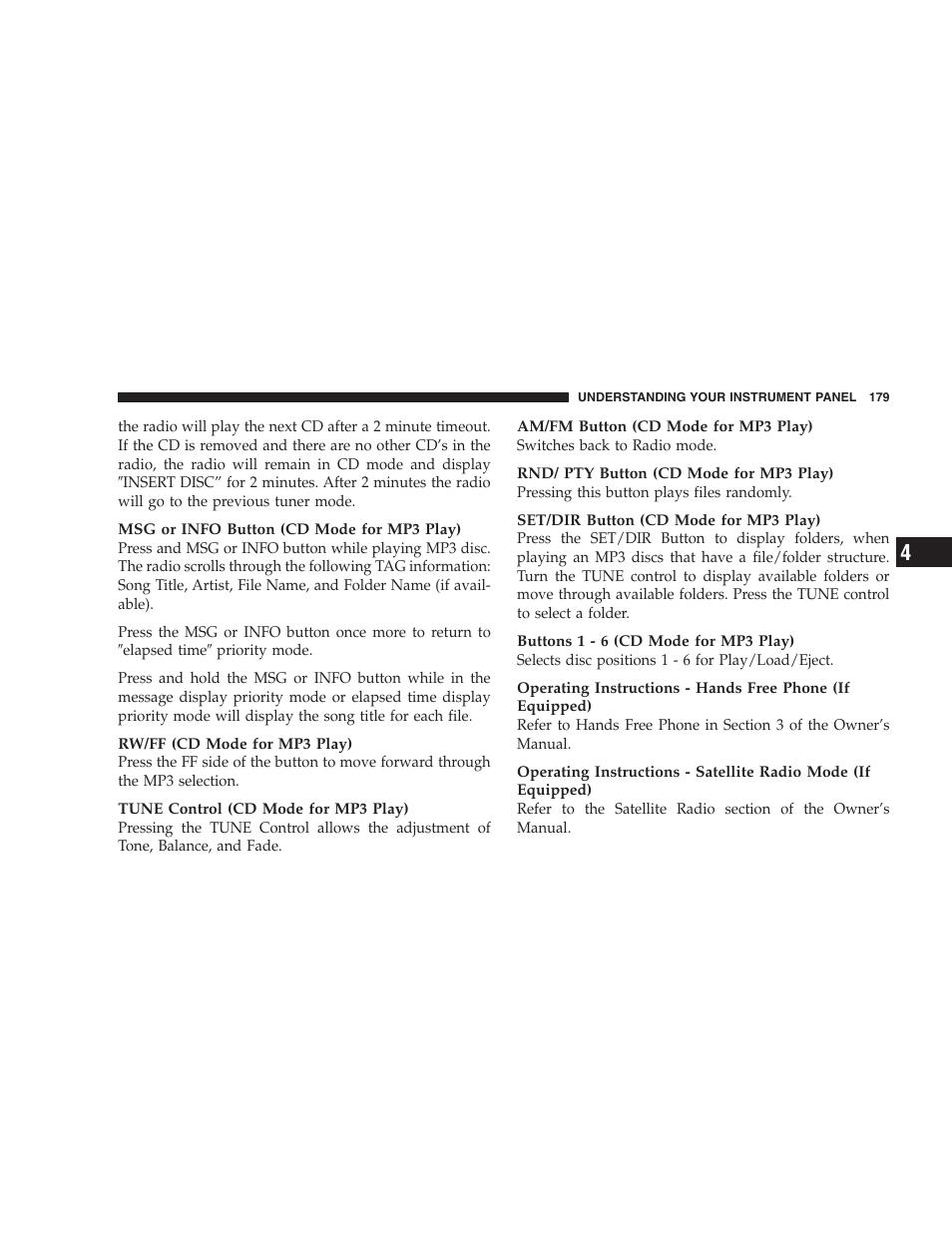 Dodge 2007 Caliber User Manual | Page 179 / 360