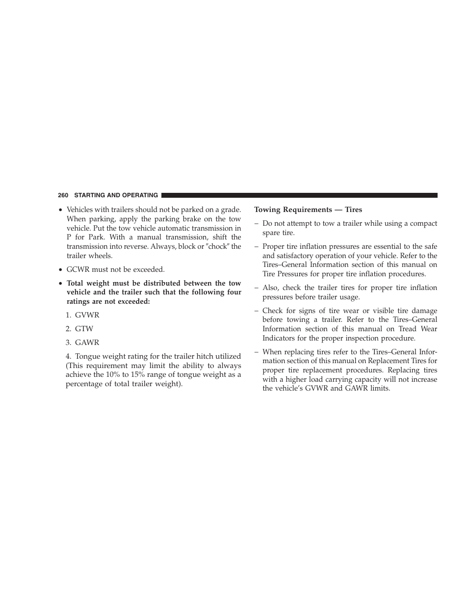 Dodge 2007 Caliber User Manual | Page 260 / 360