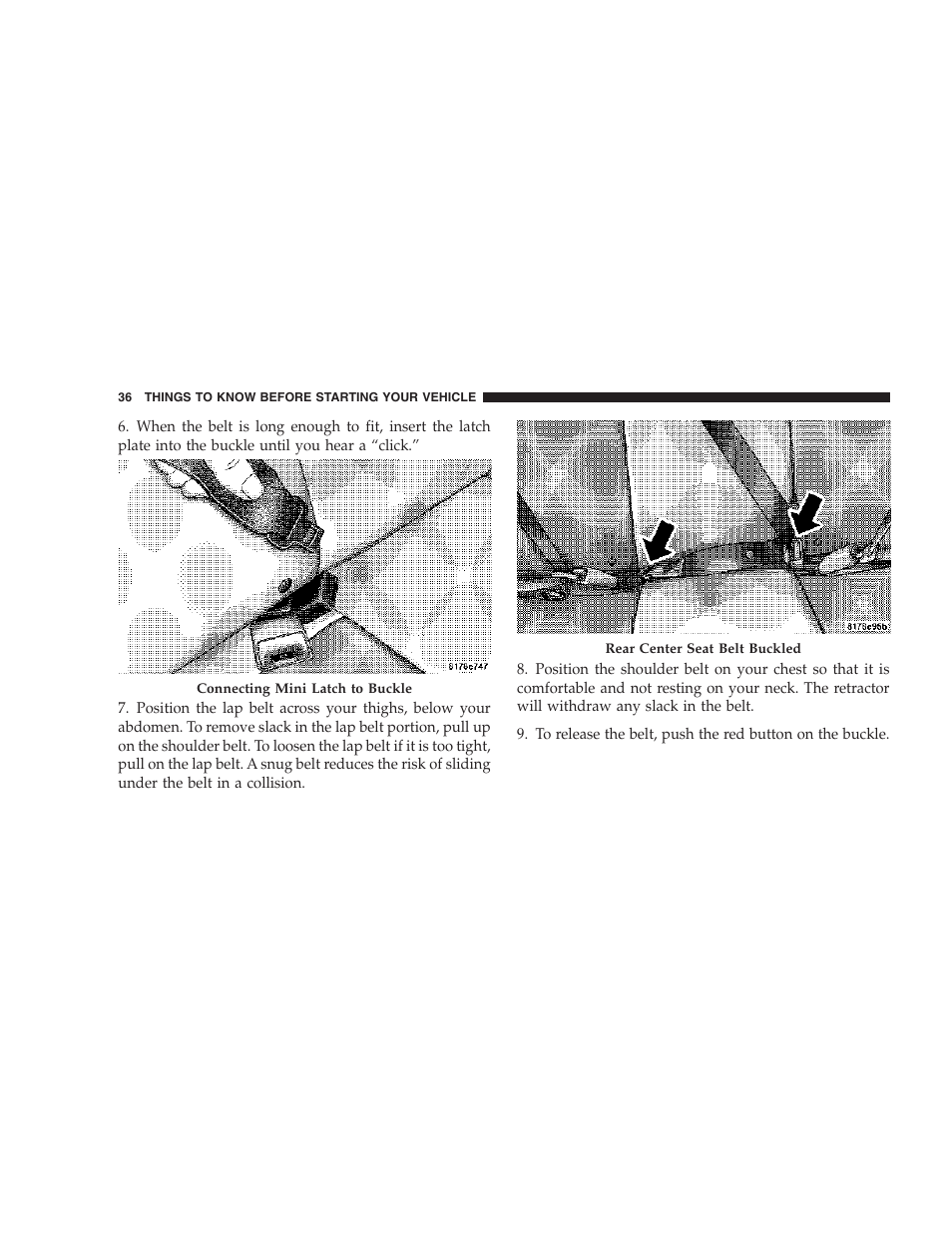 Dodge 2007 Caliber User Manual | Page 36 / 360