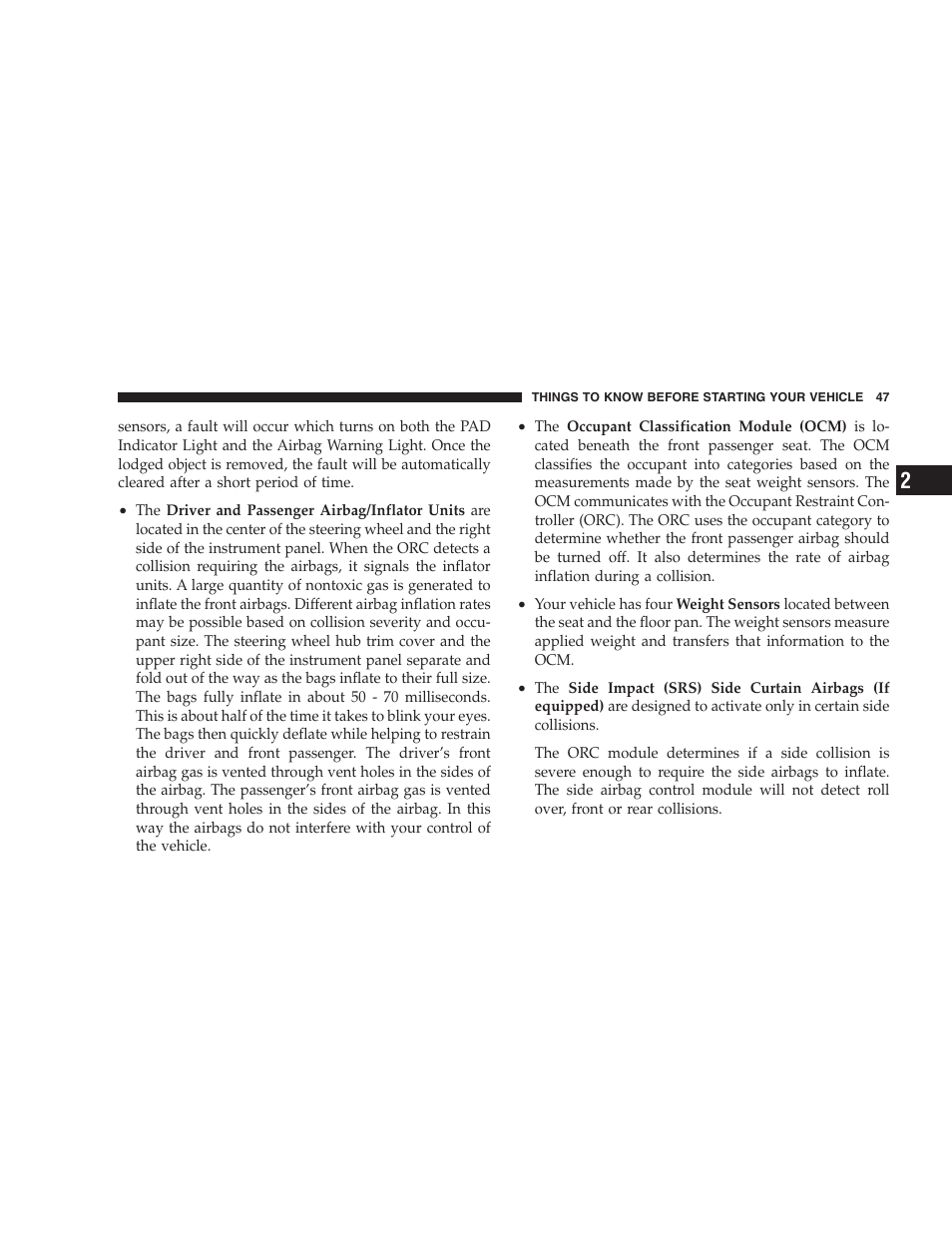 Dodge 2007 Caliber User Manual | Page 47 / 360