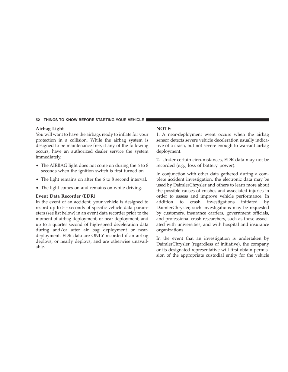 Dodge 2007 Caliber User Manual | Page 52 / 360