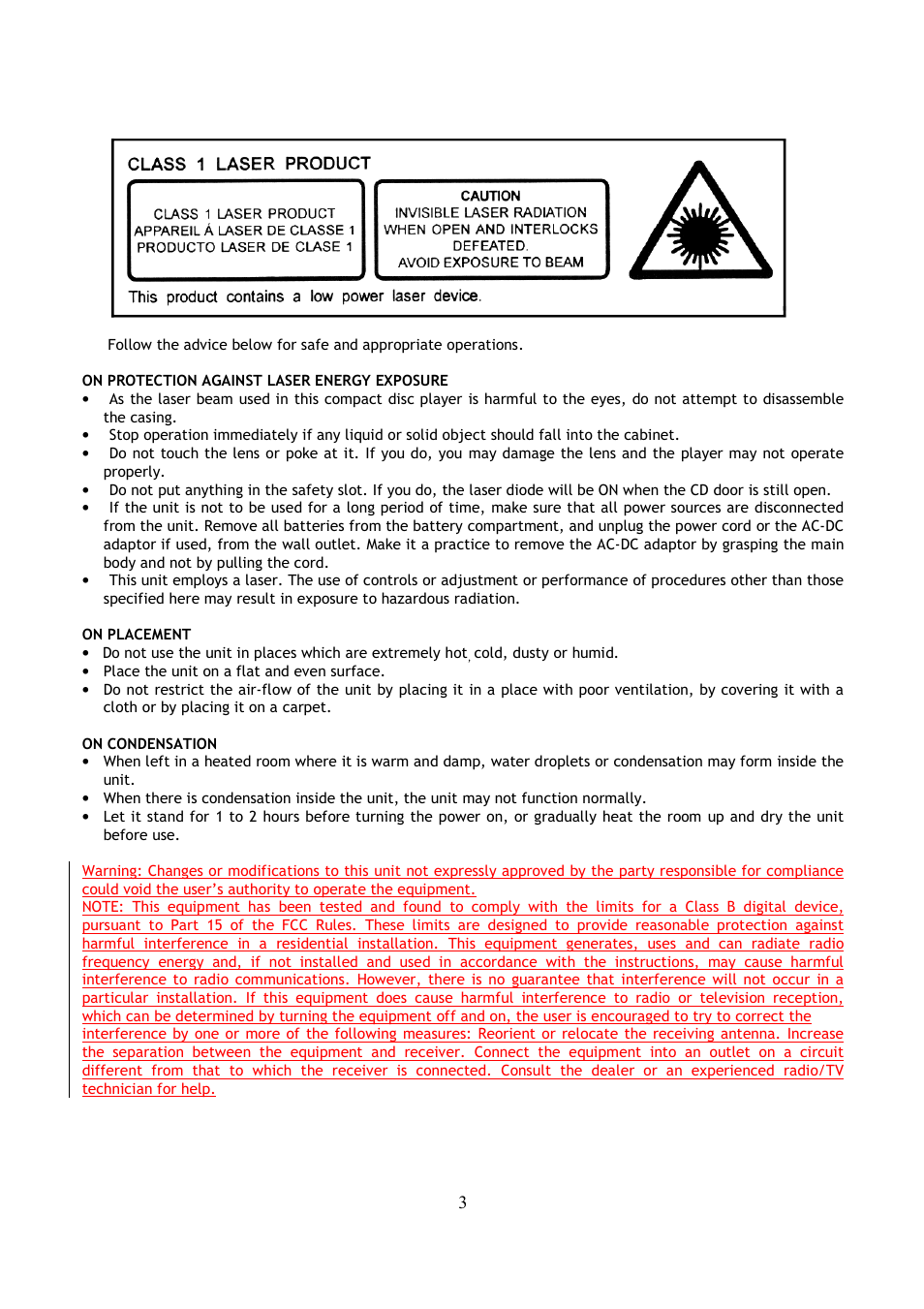 Curtis SRCD243DG User Manual | Page 4 / 8