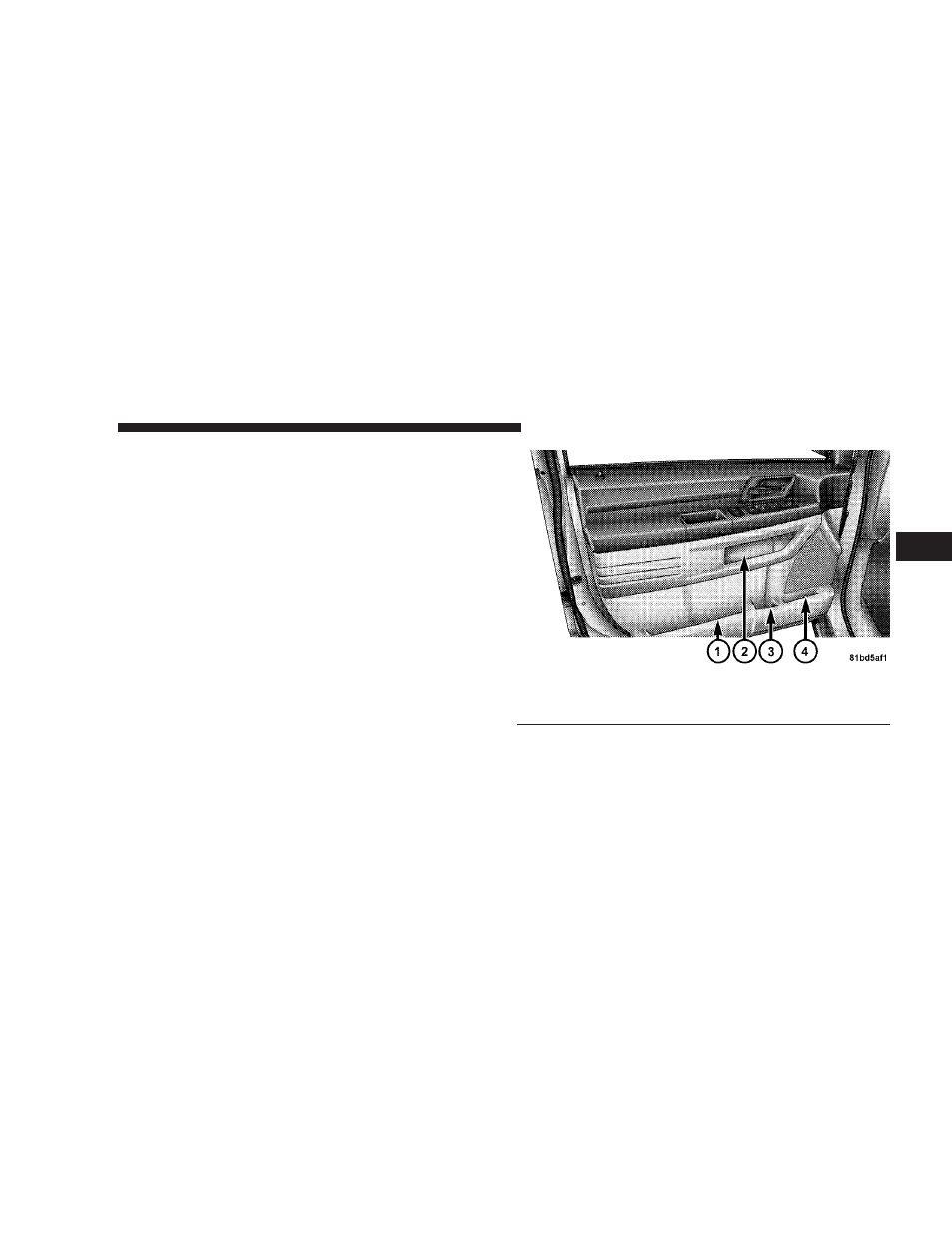 Door trim panel storage | Dodge 2008 RT Caravan User Manual | Page 211 / 531