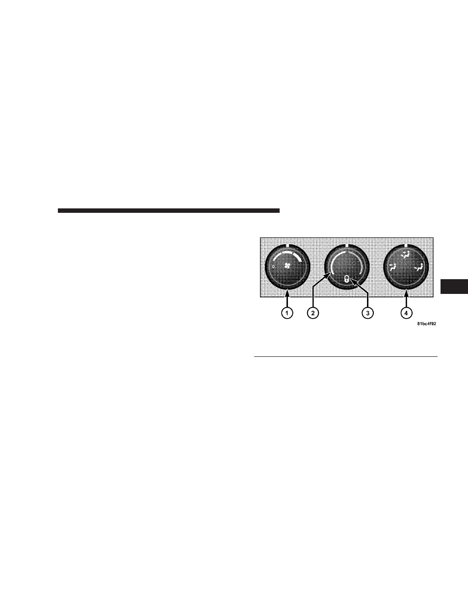 Rear manual climate control zone - if equipped, Rear manual climate control zone, If equipped | Dodge 2008 RT Caravan User Manual | Page 309 / 531