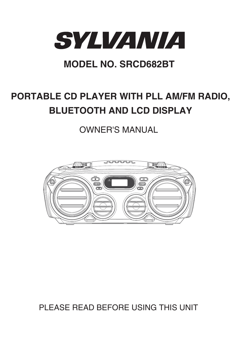 Curtis SRCD682BT User Manual | 12 pages