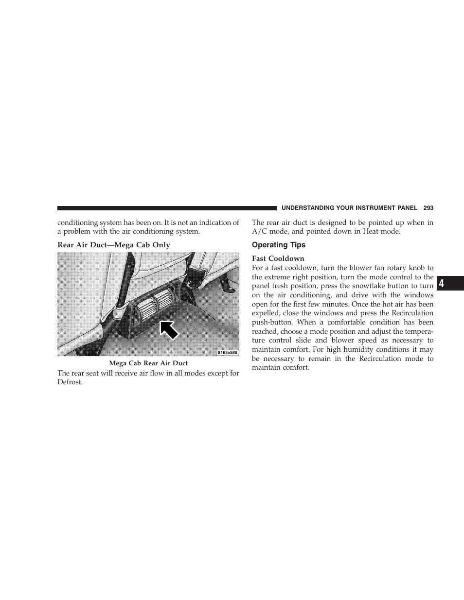 Operating tips | Dodge 2007  Ram Pickup 3500 User Manual | Page 293 / 568