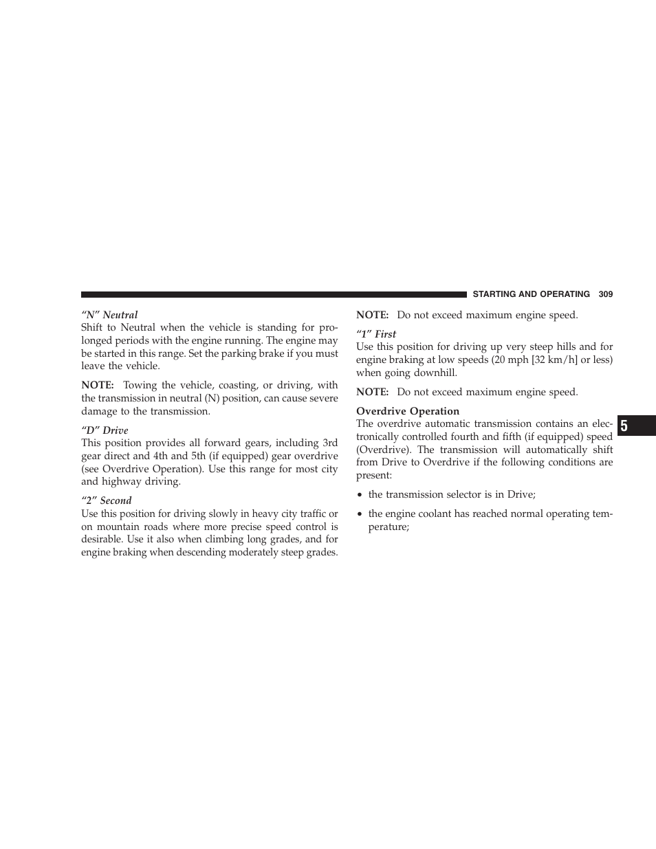 Dodge 2007  Ram Pickup 3500 User Manual | Page 309 / 568