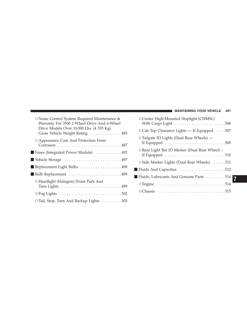 Dodge 2007  Ram Pickup 3500 User Manual | Page 447 / 568