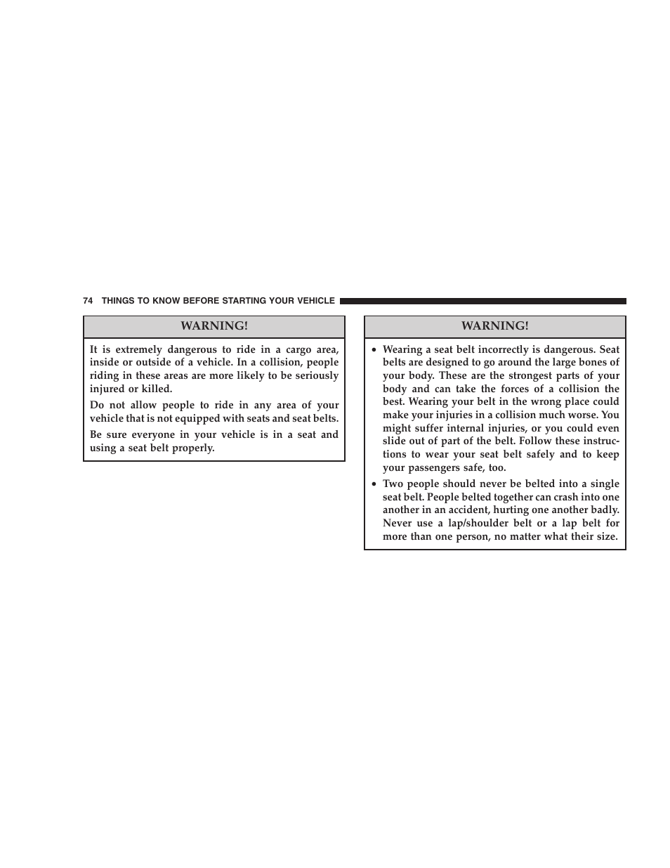 Dodge 2007  Ram Pickup 3500 User Manual | Page 74 / 568