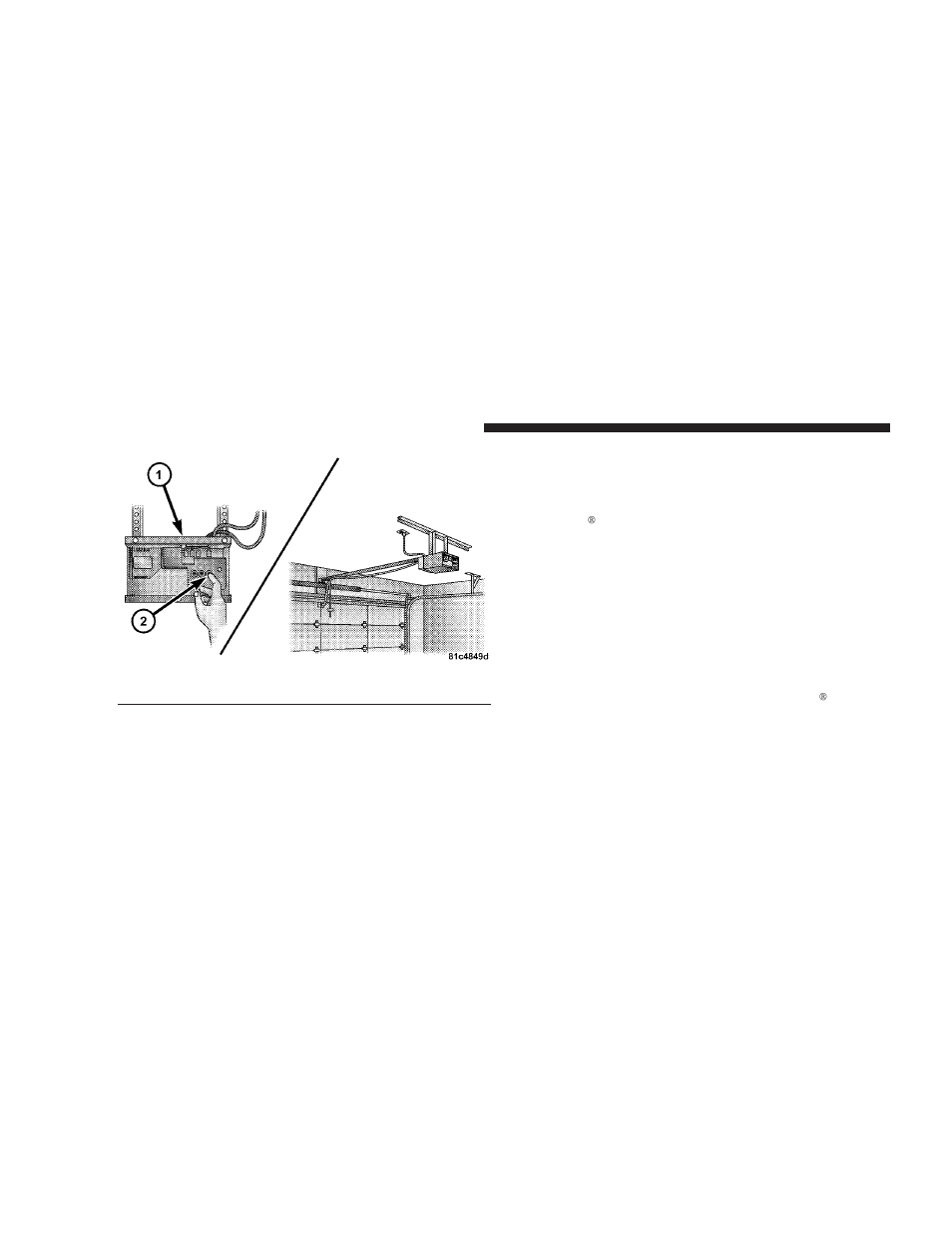 Gate operator/canadian programming | Dodge 2009 Dakota User Manual | Page 148 / 449