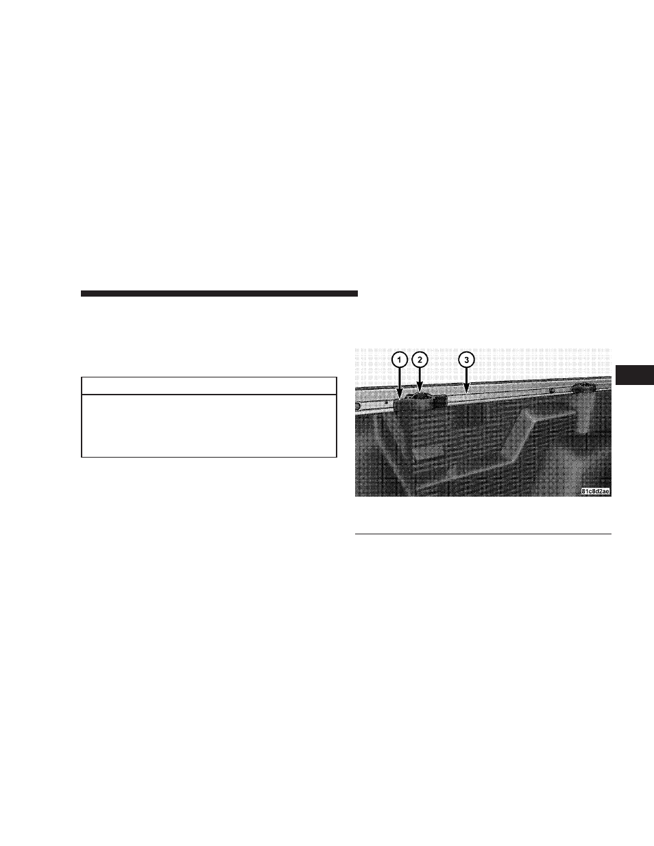 Rear cargo area utility rails | Dodge 2009 Dakota User Manual | Page 157 / 449