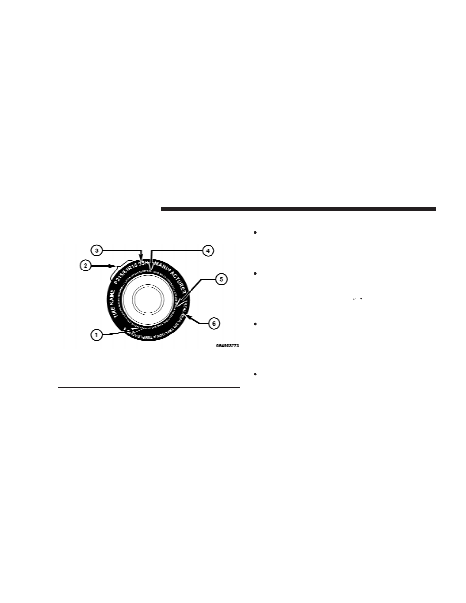 Tire safety information, Tire markings | Dodge 2009 Dakota User Manual | Page 274 / 449