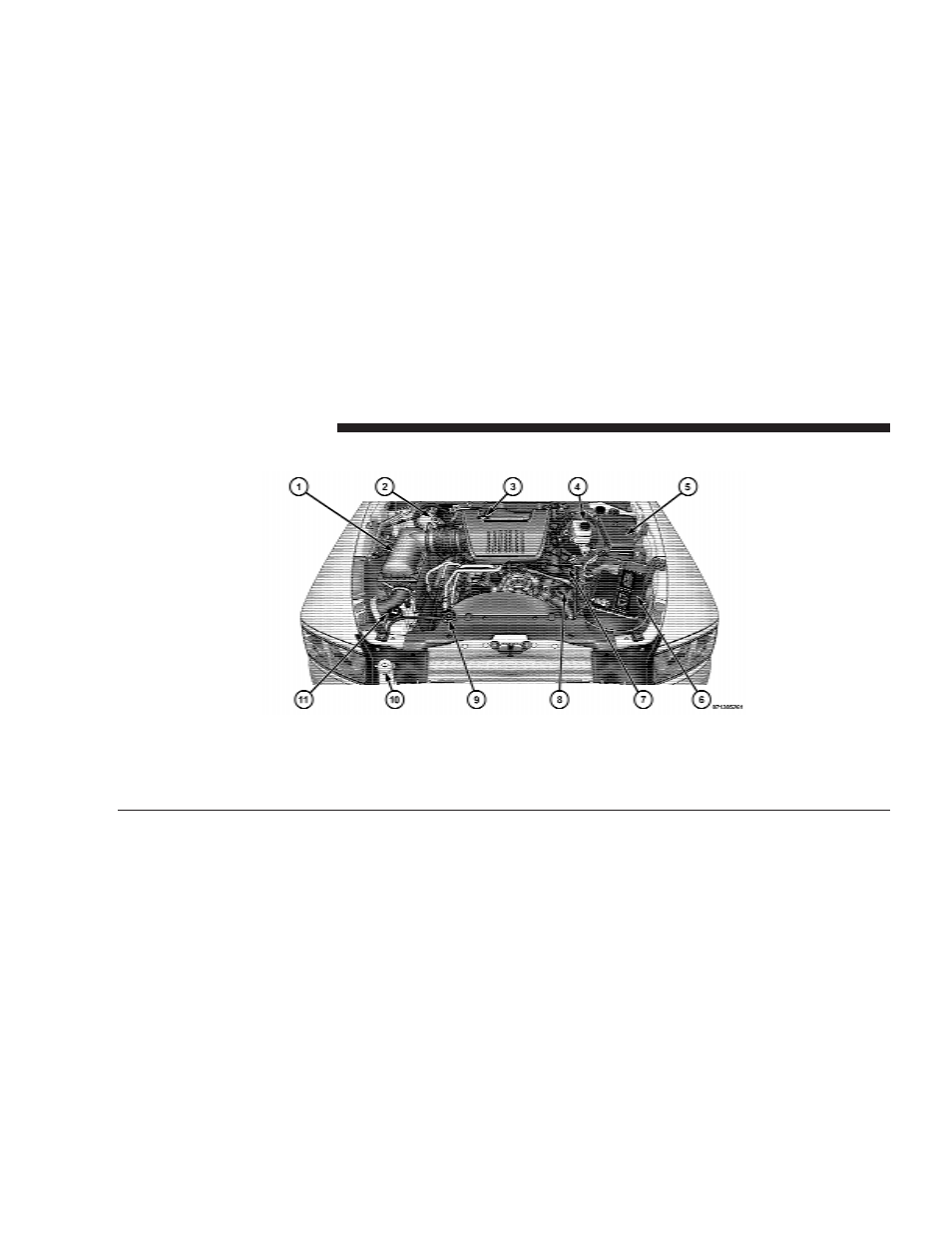 Engine compartment - 4.7l, Engine compartment — 4.7l | Dodge 2009 Dakota User Manual | Page 354 / 449